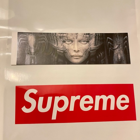 Supreme HR Giger box logo sticker